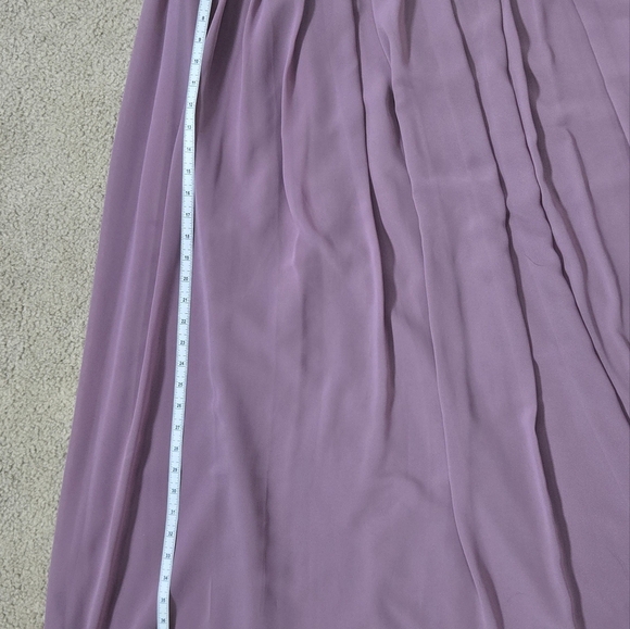 Bill Levkoff Mauve Bridesmaid Dress Size 14/16 - Picture 6 of 10